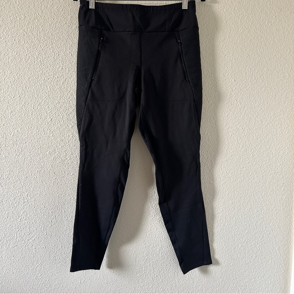 Athleta Gym Workout Casual Peak Hybrid Tight Leggings Women’s Medium Black
